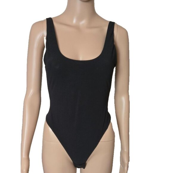 Lululemon Wundermost Nulu scoop Neck Sleeveless thong Bodysuit black - Picture 1 of 7